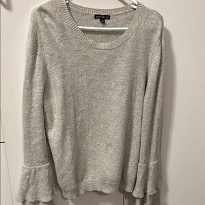 J Crew “ mercantile” long sleevee gray sweater